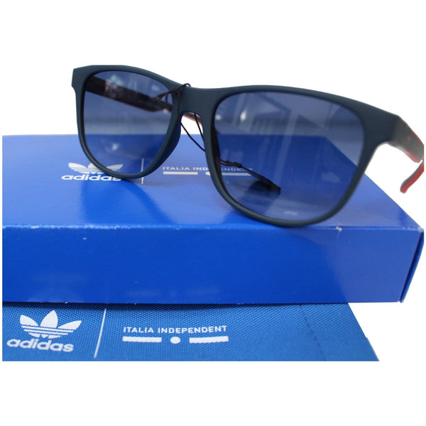 ADIDAS AOR031 CM1400 021.000 Square Men Dark Blue Sunglasses Blue Lens