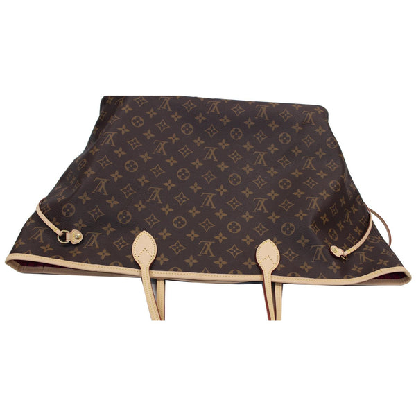 lv Neverfull GM Monogram Canvas Bag top View