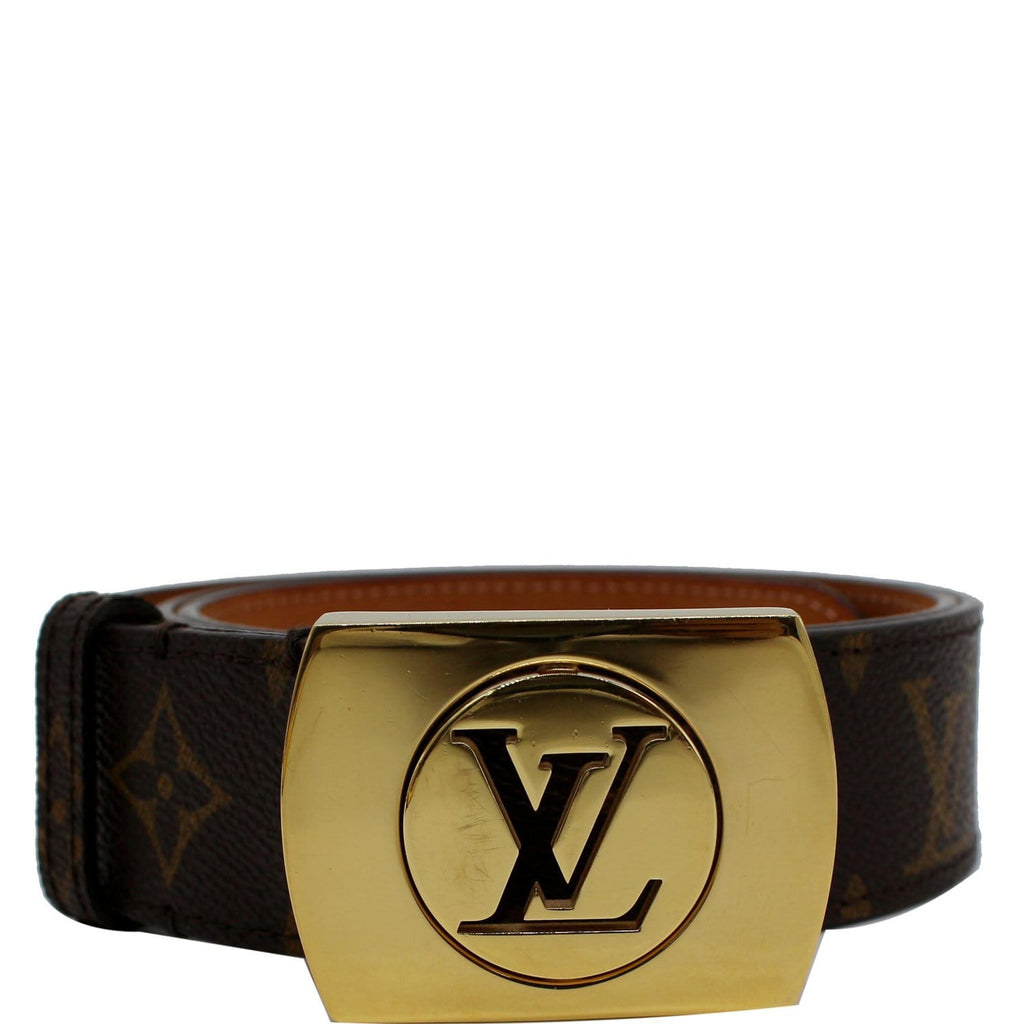 Leather belt Louis Vuitton Brown size 80 cm in Leather - 32802749