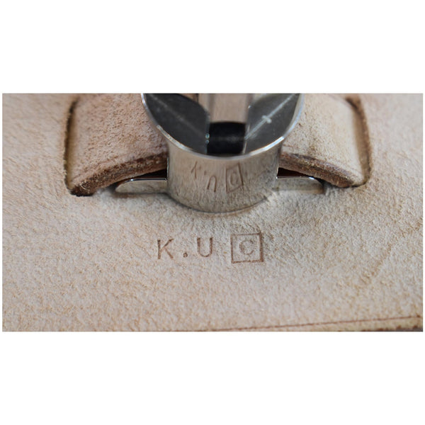 HERMES Herbag Canvas Leather Backpack Bag Beige