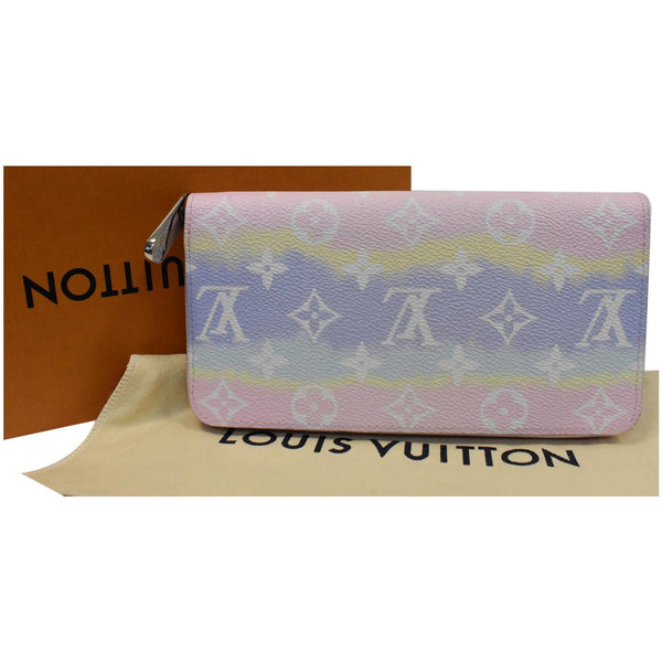 LOUIS VUITTON Escale Monogram Coated Canvas Zippy Wallet Pastel