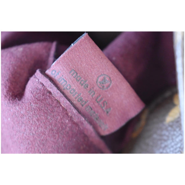 LOUIS VUITTON Montaigne MM Monogram Canvas Shoulder Bag Brown