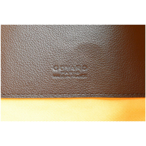 GOYARD Senat Pochette GM Goyardine Canvas Pouch Bag Black