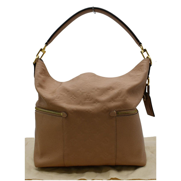 LOUIS VUITTON Melie Empreinte Leather Hobo Bag Beige