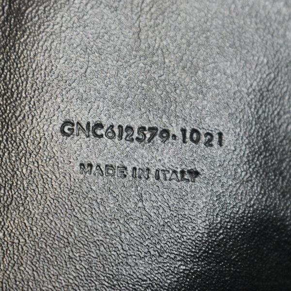 YVES SAINT LAURENT Mini Lou Grain De Poudre Camera Bag Black