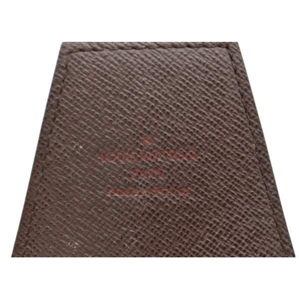 LOUIS VUITTON Etui Damier Ebene Cigarette Case Brown