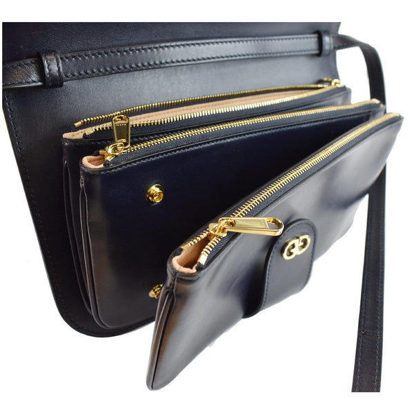 Gucci Imprime Web Ophidia Messenger Bag 547799 Yellow - internal zips