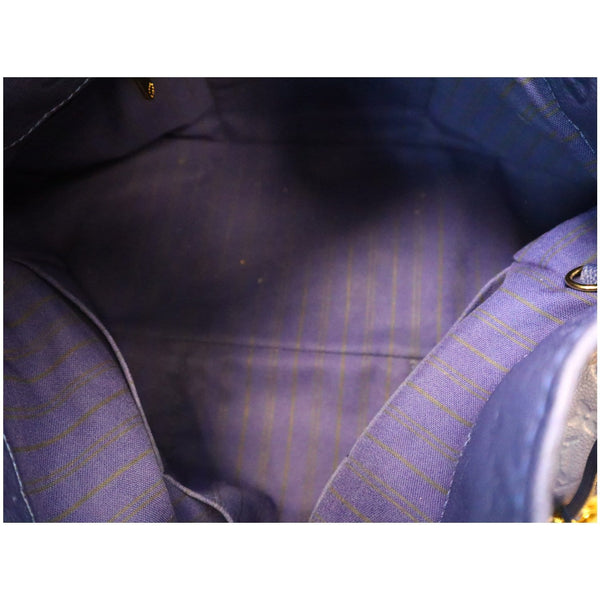 LOUIS VUITTON Artsy MM Empreinte Leather Shoulder Bag Blue