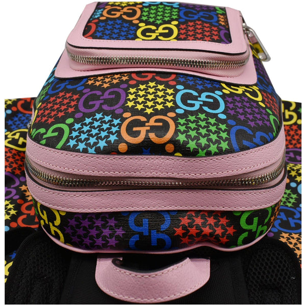 GUCCI Psychedelic GG Supreme Monogram Canvas Backpack Bag Multicolor 601296