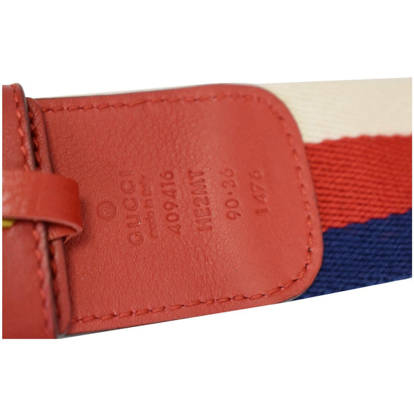 Gucci Web Double G Buckle Belt mwin code py