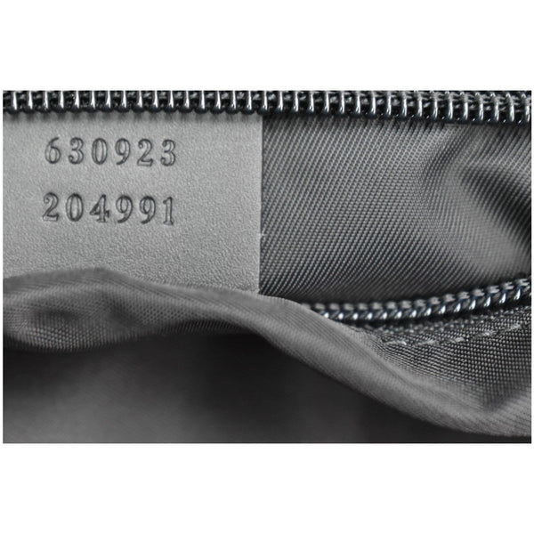 GUCCI Nylon Top Handle Shoulder Bag Black 630923