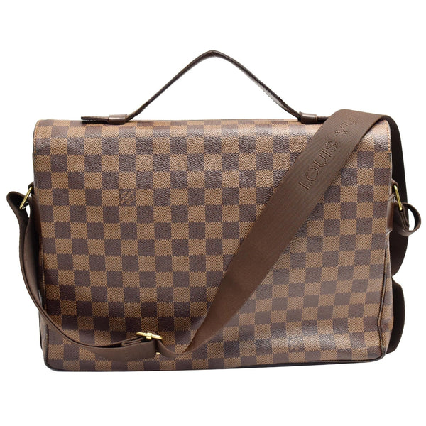 LOUIS VUITTON Broadway Damier Ebene Messenger Bag Brown