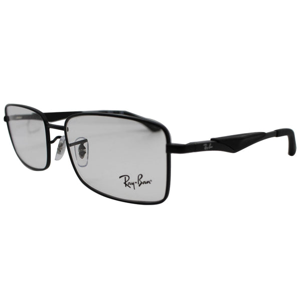 Ray-Ban RX6284-2503 55mm Matte Black Frame Eyeglasses Demo Lens