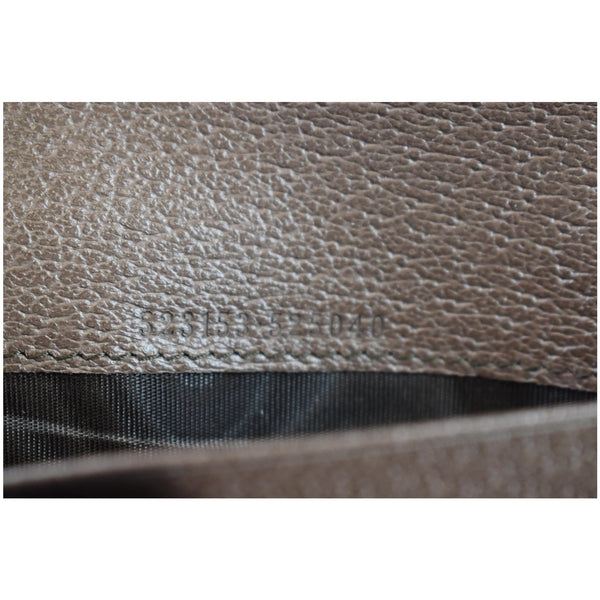 Gucci Ophidia GG Continental Supreme Canvas Wallet Beige 523153