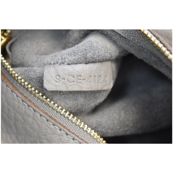 CELINE Tie Knot Mini Leather Tote Bag Grey