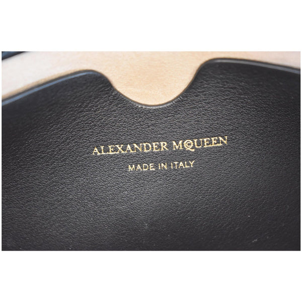 ALEXANDER MCQUEEN Heroine 21 Mini Leather Tote Bag Black
