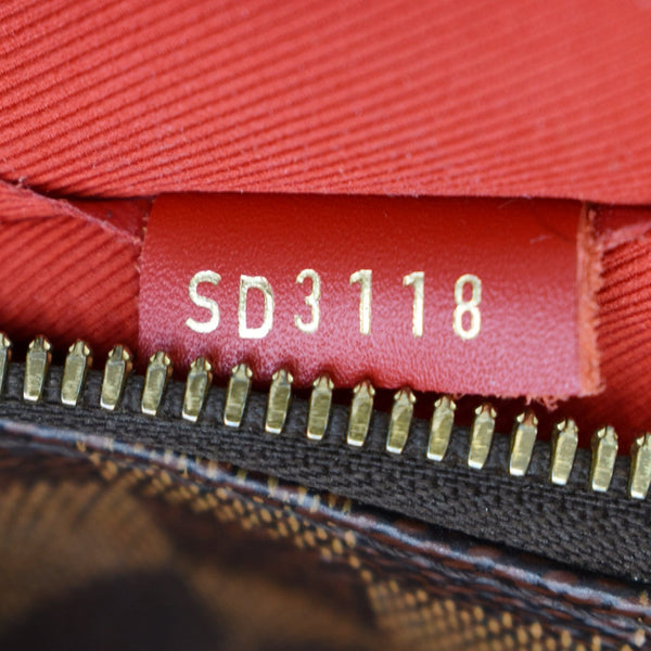 LOUIS VUITTON South Bank Besace Damier Ebene Crossbody Bag Brown