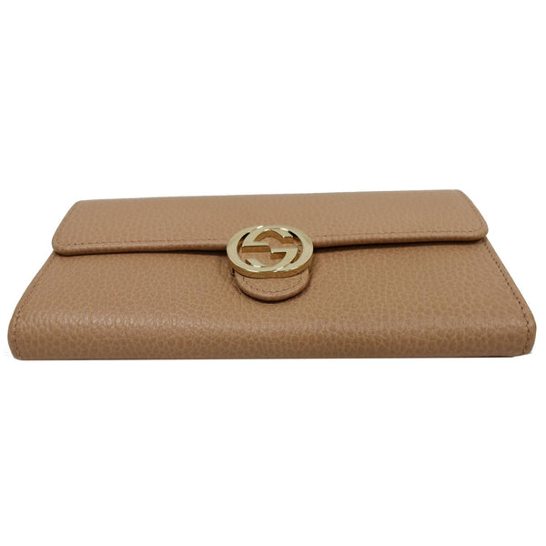 Gucci GG Interlocking Continental Leather Wallet - front preview
