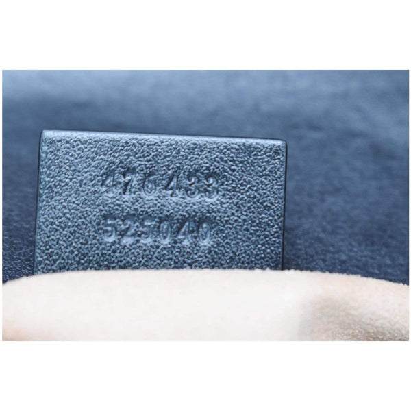 GUCCI Marmont Super Mini Matelasse Leather Crossbody Bag Black