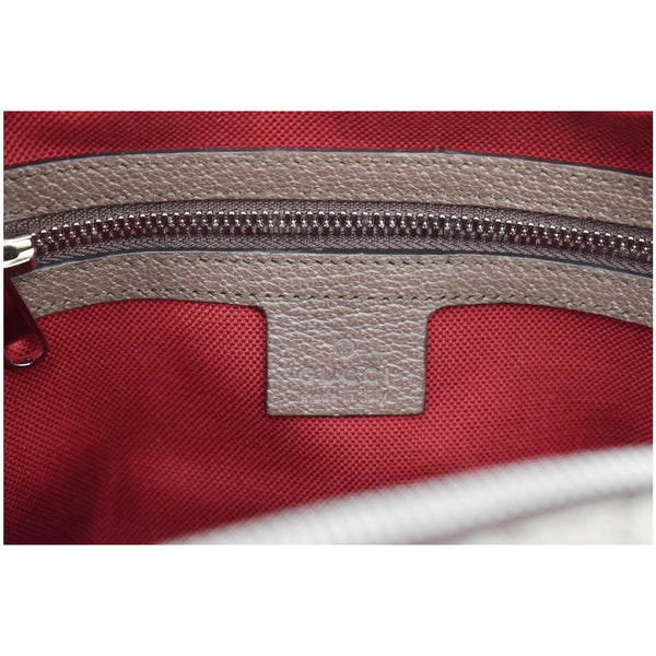 Gucci GG Supreme Monogram Canvas Shoulder Bag Beige color