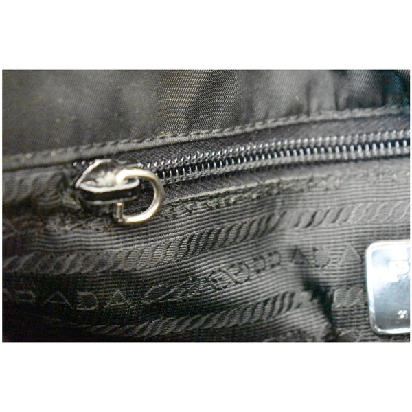 PRADA Tessuto Nylon Tote Shoulder Bag Black