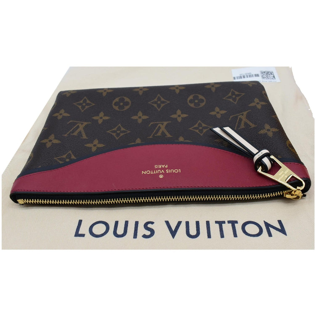 Mint Auth Louis Vuitton M64035 Monogram Pochette Tuileries Clutch Bag LV  F/S