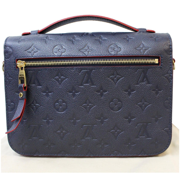 LOUIS VUITTON Metis Pochette Empreinte Leather Crossbody Bag Blue