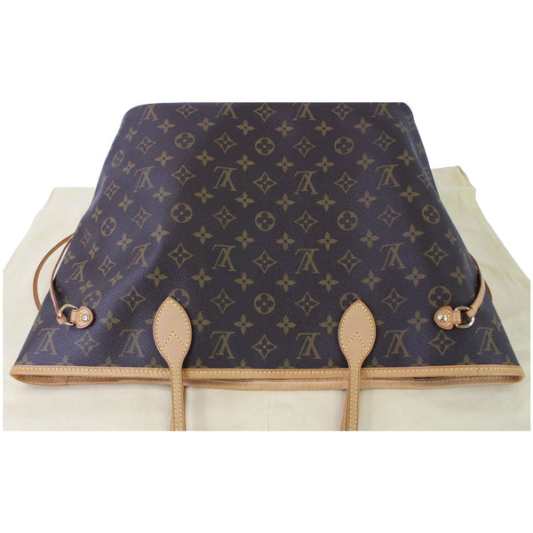 Louis Vuitton Neverfull MM Monogram Canvas Tote Bag upper view