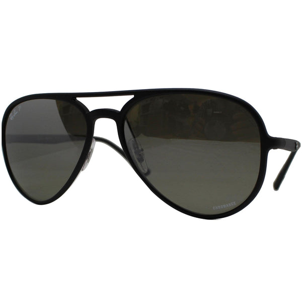 RAY-BAN RB4320CH-601S/5J Sunglasses Silver Mirror Polarized Chromance Lens
