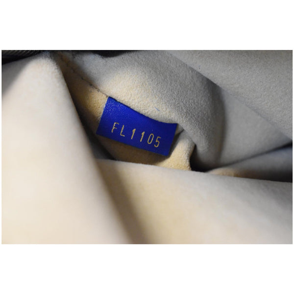 LOUIS VUITTON Dora MM Monogram Canvas Shoulder Bag Blue