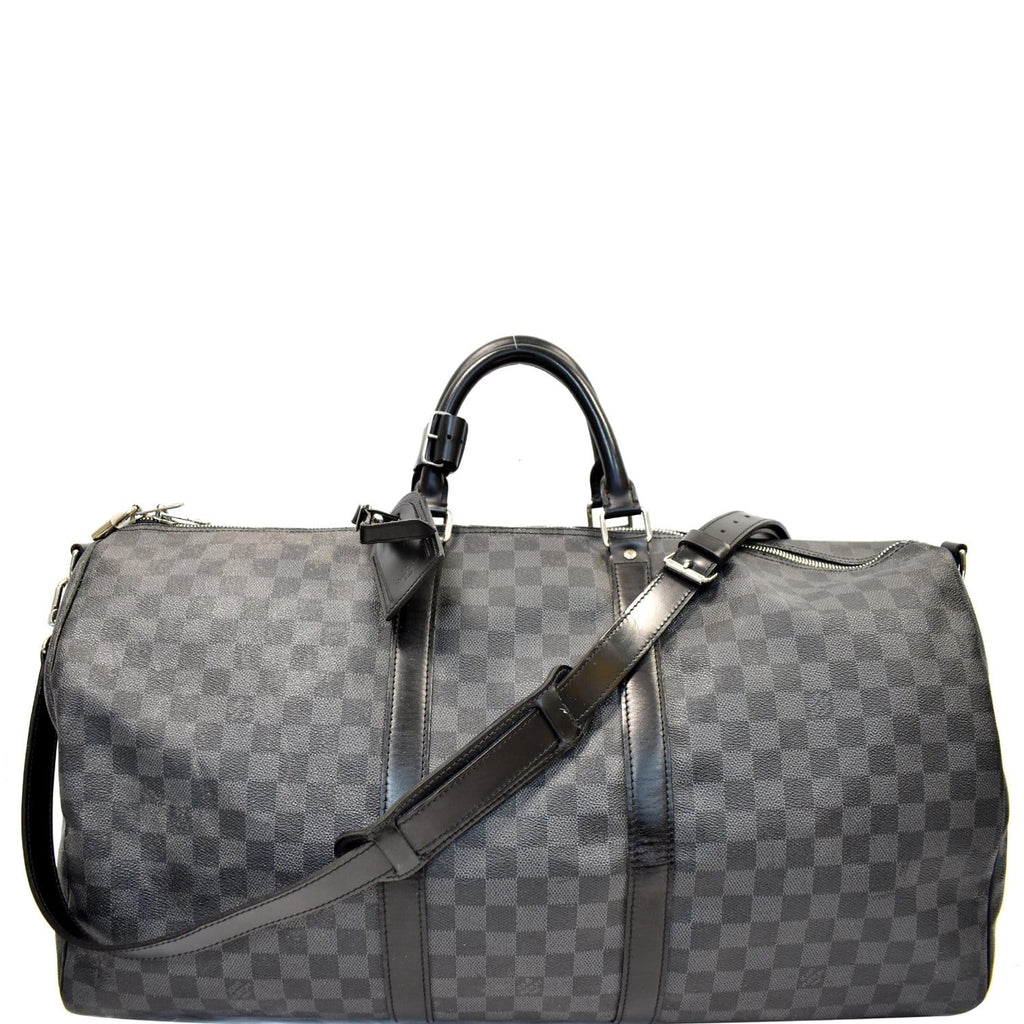 Louis Vuitton Damier Graphite Keepall Bandoulière 55 - Black Carry