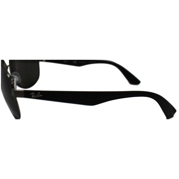 RAY-BAN RB3526 029/9A Matte Gunmetal Sunglasses Green Polarized Lens