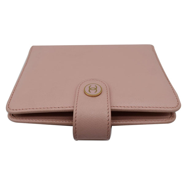 CHANEL Agenda Leather Organizer Wallet Pink