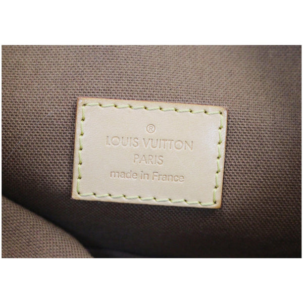 brand tag LV Odeon MM Monogram Canvas Satchel Bag