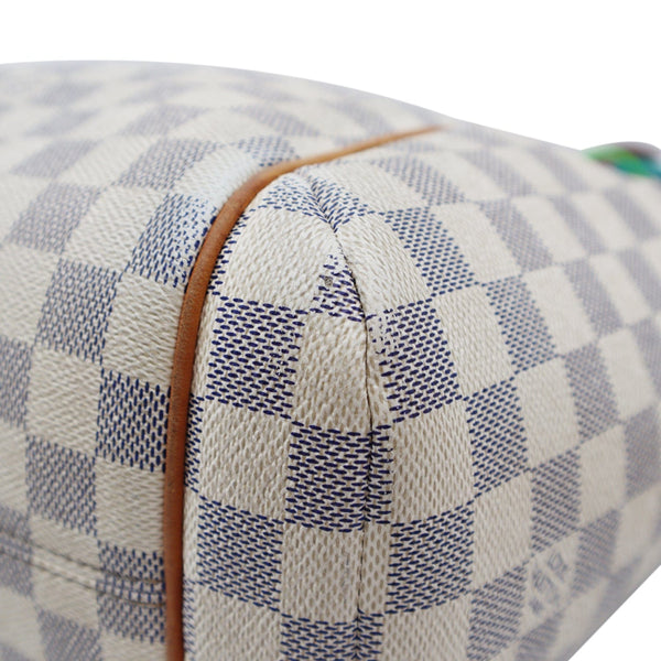 LOUIS VUITTON Totally PM Damier Azur Shoulder Bag White