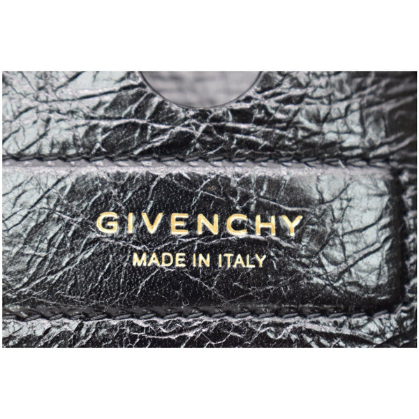 GIVENCHY Medium ID Leather Shoulder Bag Black