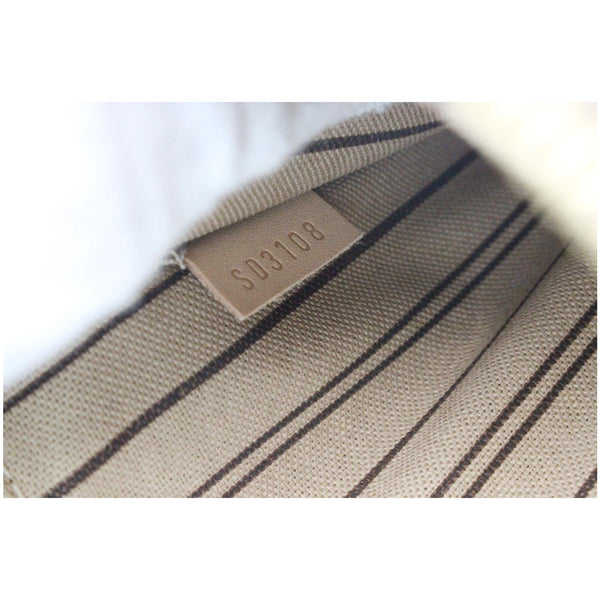 LOUIS VUITTON Neverfull MM Monogram Canvas Pochette Wristlet Pouch Brown