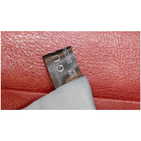 GUCCI Thiara Medium Double Smooth Leather Shoulder Bag Red/Black 524822