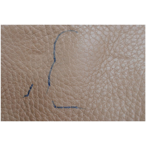 GUCCI Soho Pebbled Leather Chain Shoulder Bag 308982 Beige