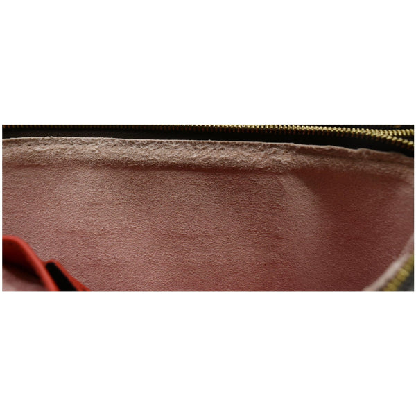 LOUIS VUITTON Blooming Flowers Pochette Monogram Canvas Chain Crossbody Bag Brown