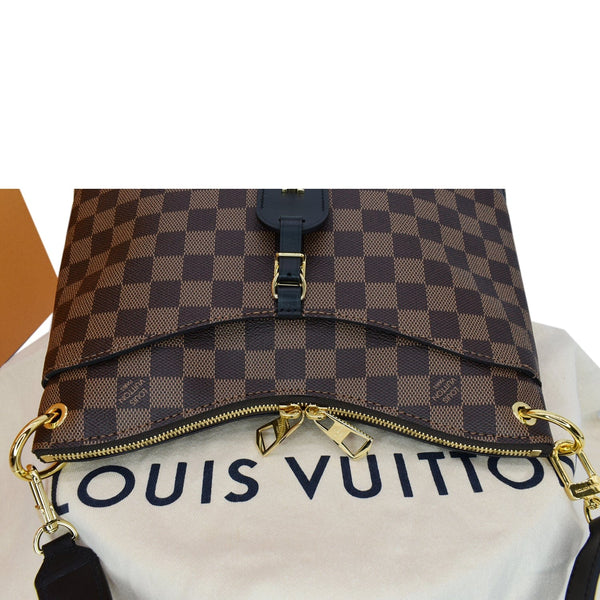 LOUIS VUITTON Odeon NM MM Damier Ebene Shoulder Bag Black/Brown