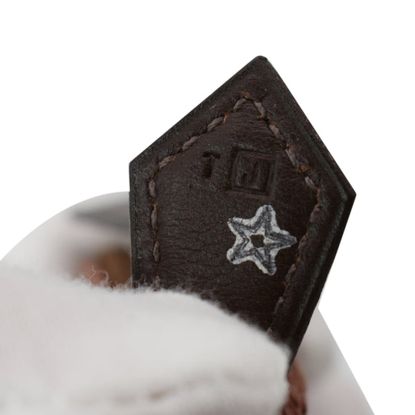 HERMES Heeboo Canvas Top Handle Satchel Bag Brown