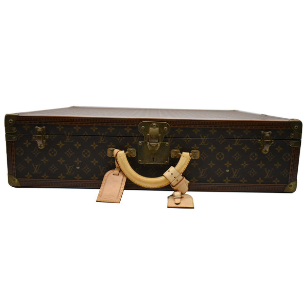 LOUIS VUITTON Bisten 70 Monogram Canvas Suitcase Bag Brown