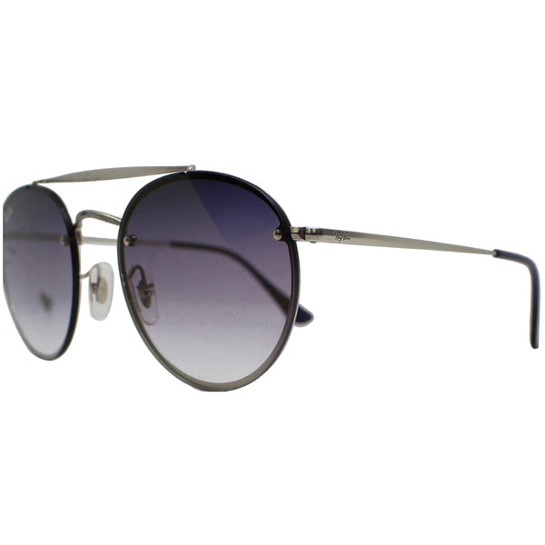 RAY-BAN RB3614N 9142/0U Sunglasses Violet/Blue Gradient Mirror Lens