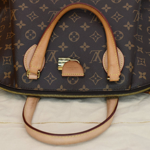 LOUIS VUITTON Rivoli MM Monogram Canvas 2WAY Shoulder Bag Brown