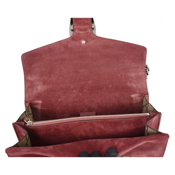 Gucci Dionysus Small GG Blooms Shoulder bag opened view