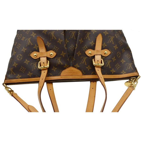 LOUIS VUITTON Palermo GM Monogram Canvas Tote Shoulder Bag Brown