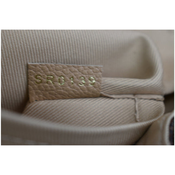 LOUIS VUITTON Clapton Damier Ebene Backpack Bag Creme Beige