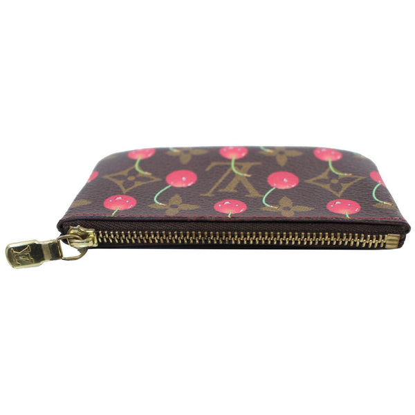 Louis Vuitton Key Coin Pouch Cerises Cherry zipper