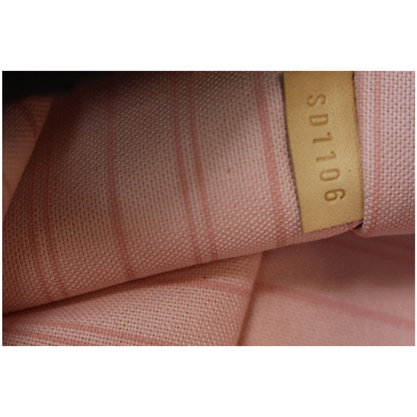 LOUIS VUITTON Pochette Wristlet Pouch Damier Azur Neverfull MM White